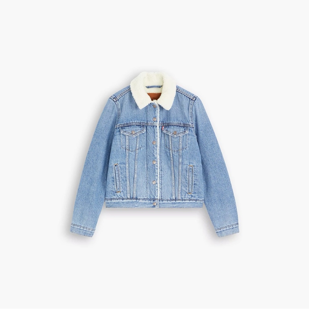 levi’s sherpa denim jacket